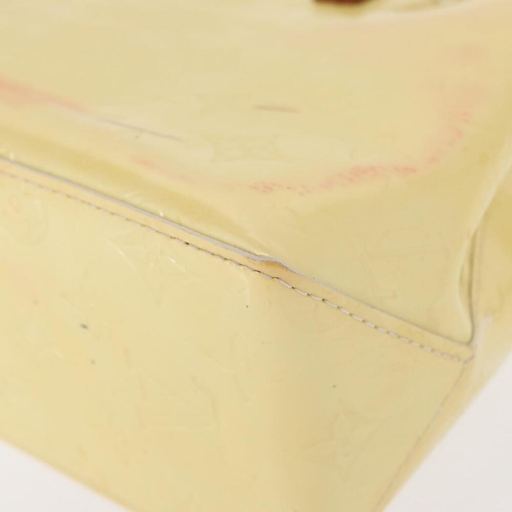 LOUIS VUITTON Monogram Vernis Reade PM Hand Bag Perle M91336 LV Auth 154363 - Picture 16 of 16